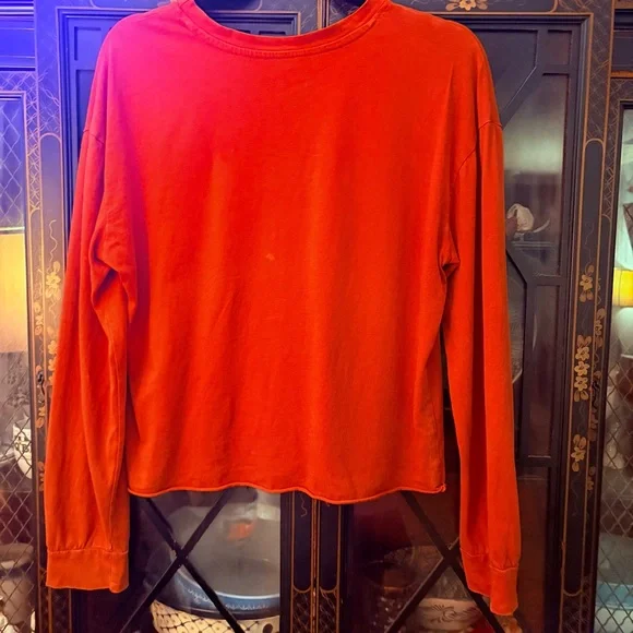 Rebels Fiery Orange Rodeo Trippin Cactus Graphic Long Sleeve Tee - Picture 6 of 6